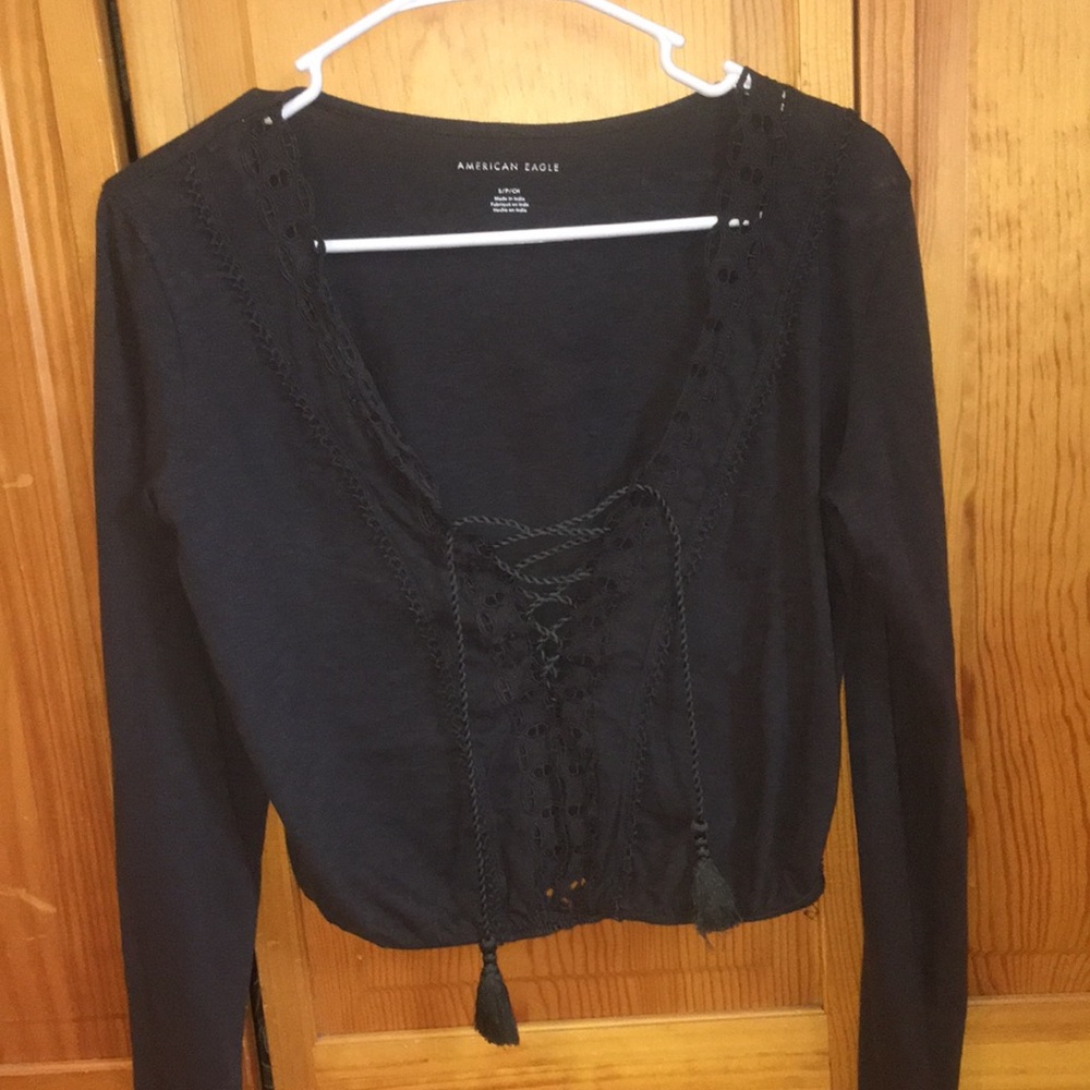 American Eagle v neck blouse